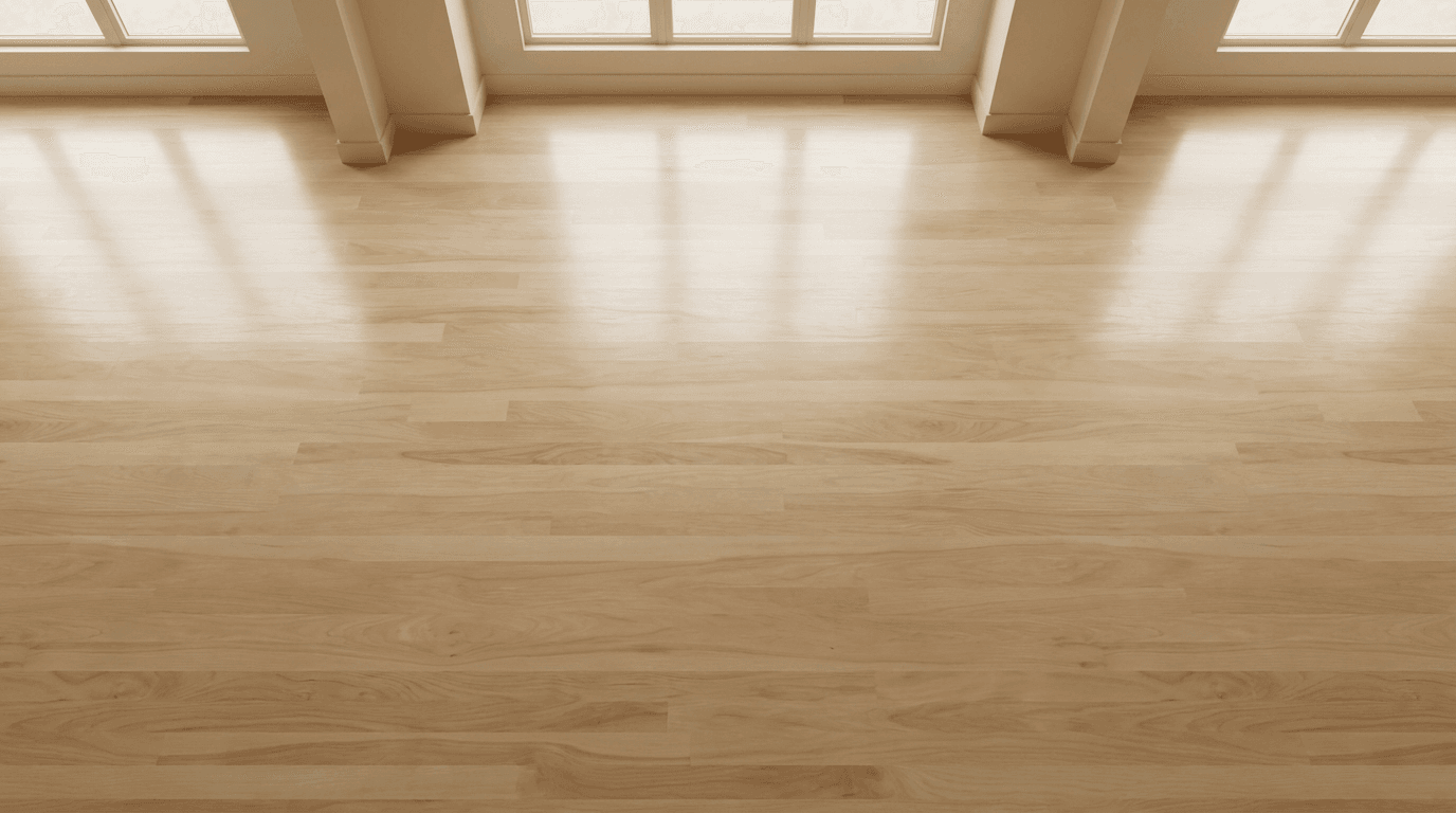 Freshly cleared empty room with natural light streaming through windows